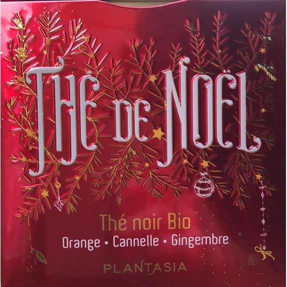 Plantasia The Noir Bio The Noel 24 sachets boite metal 36gr