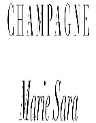 Champagne Marie Sara